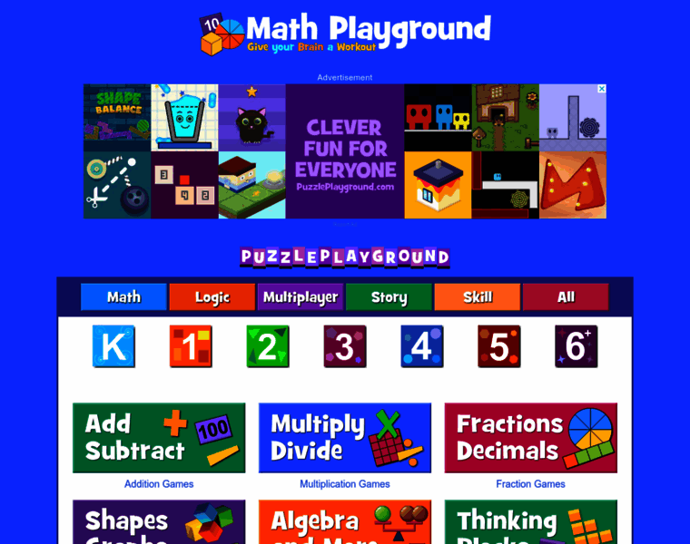 Mathplayground.com thumbnail