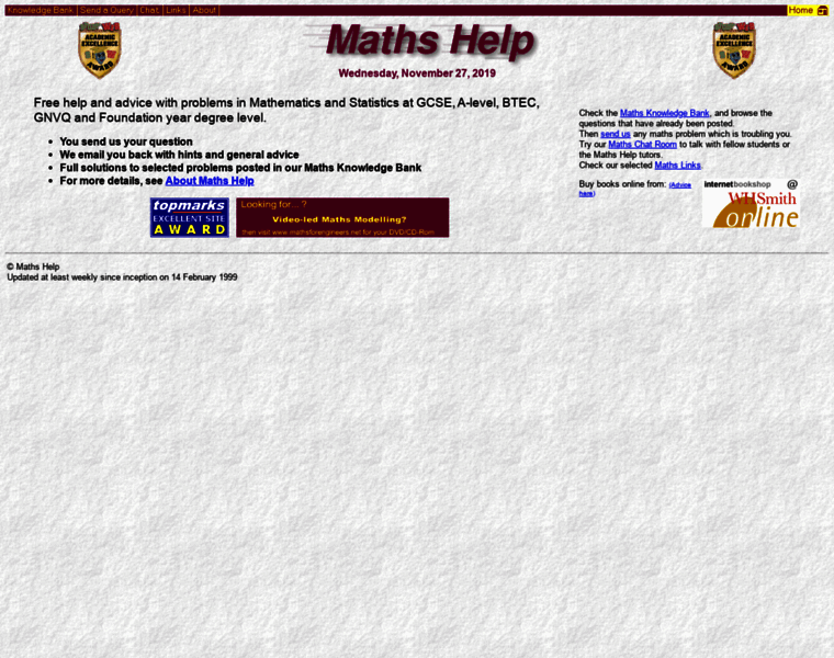 Maths-help.co.uk thumbnail