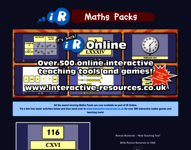 Maths-packs.co.uk thumbnail