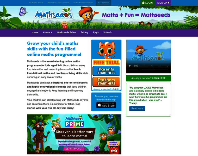 Mathseeds.co.uk thumbnail