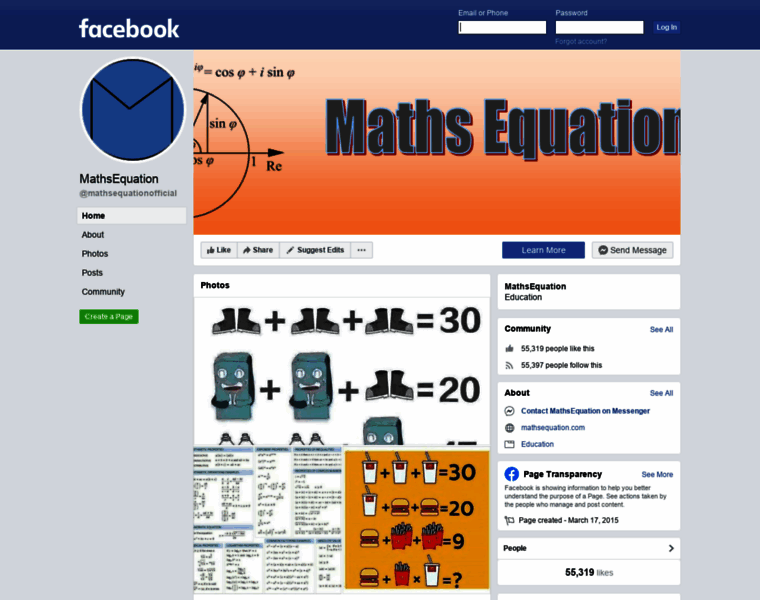 Mathsequation.com thumbnail