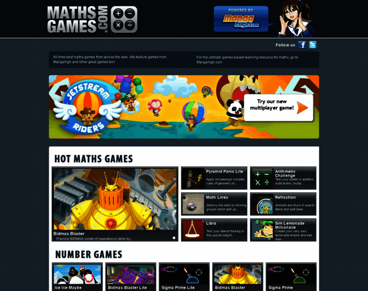 Mathsgames.com thumbnail