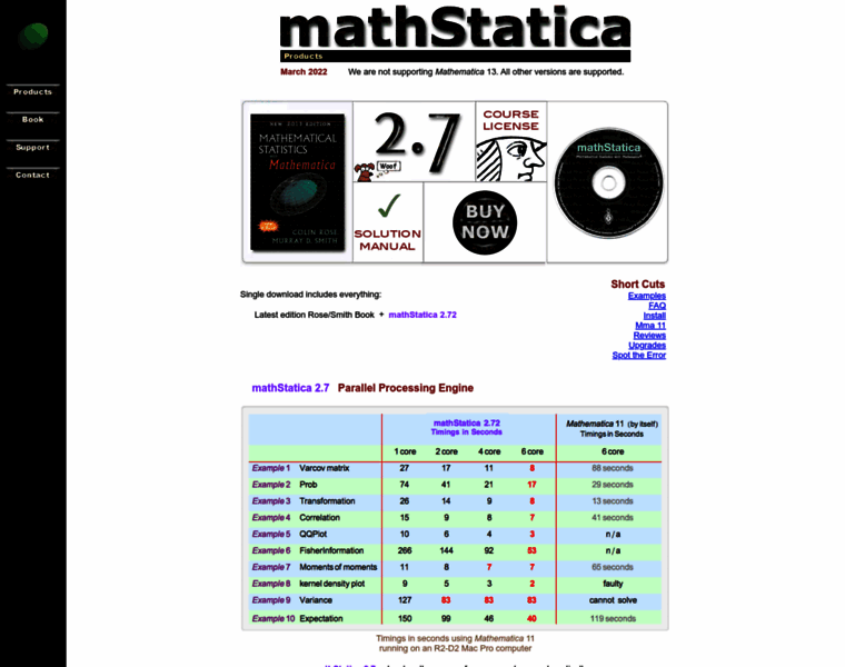Mathstatica.com thumbnail