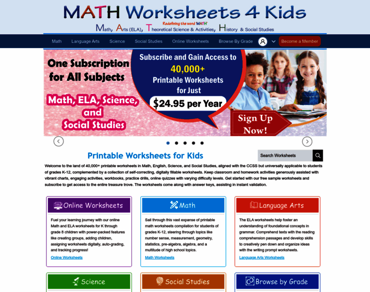 Mathworksheets4kids.com thumbnail