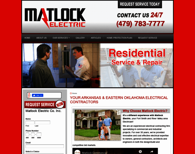 Matlock-electric.com thumbnail