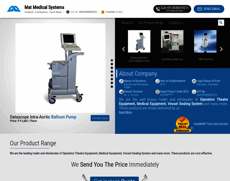 Matmedicalsystems.in thumbnail