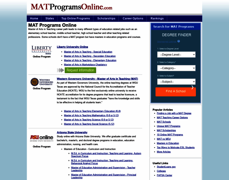 Matprogramsonline.com thumbnail