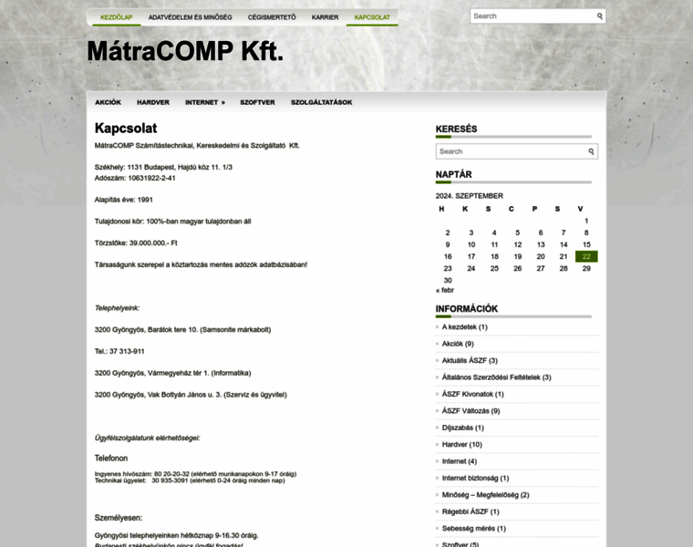 Matracomp.hu thumbnail