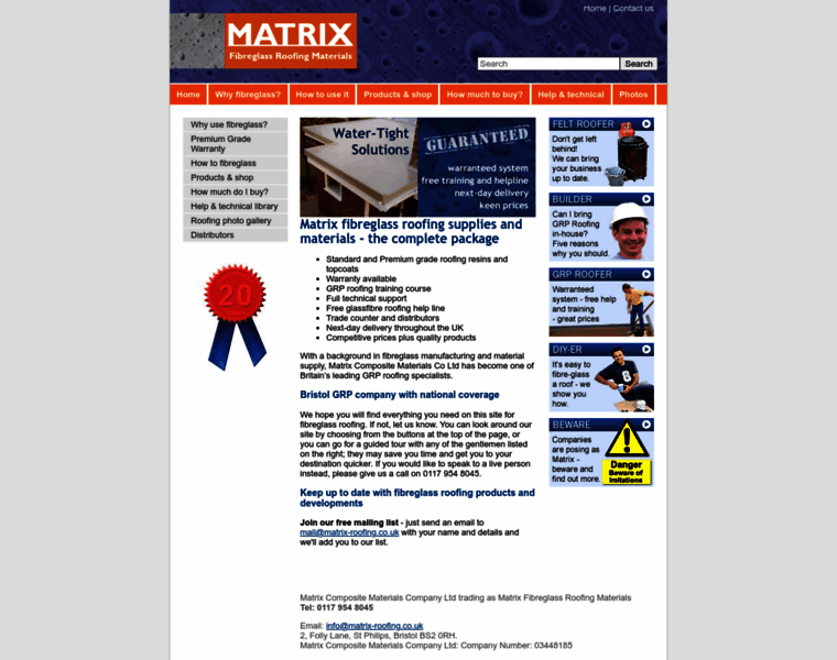 Matrix-roofing.co.uk thumbnail
