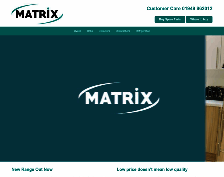Matrixappliances.co.uk thumbnail
