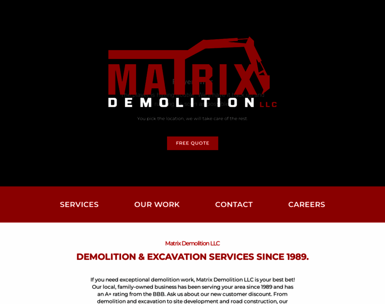 Matrixdemolition.com thumbnail