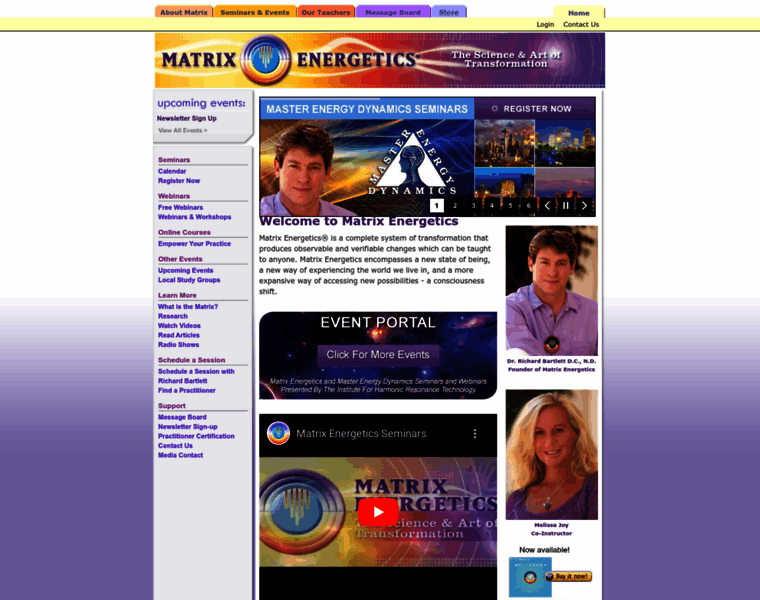 Matrixenergetics.com thumbnail