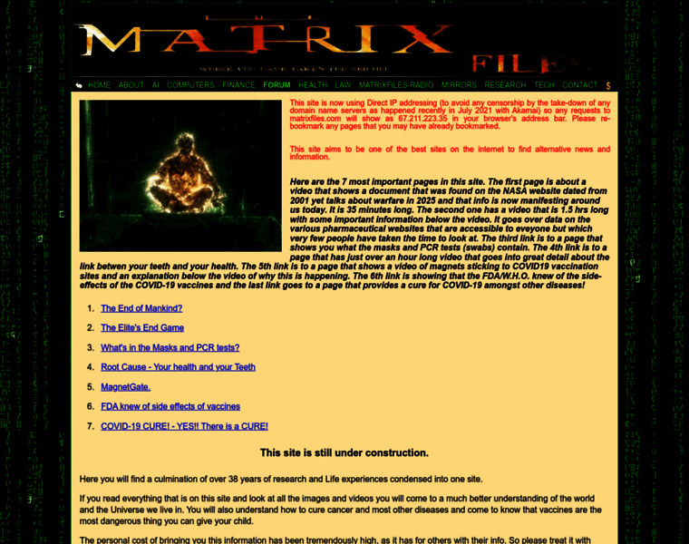 Matrixfiles.com thumbnail
