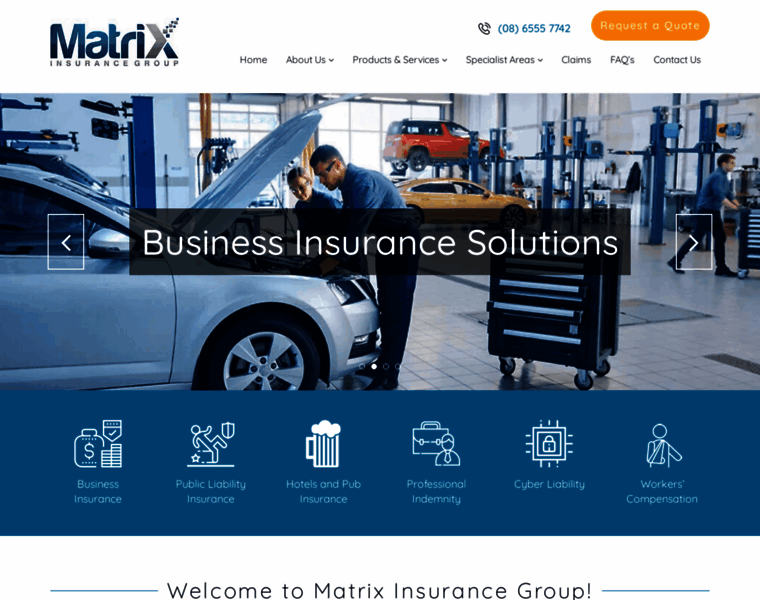 Matrixinsurance.net.au thumbnail