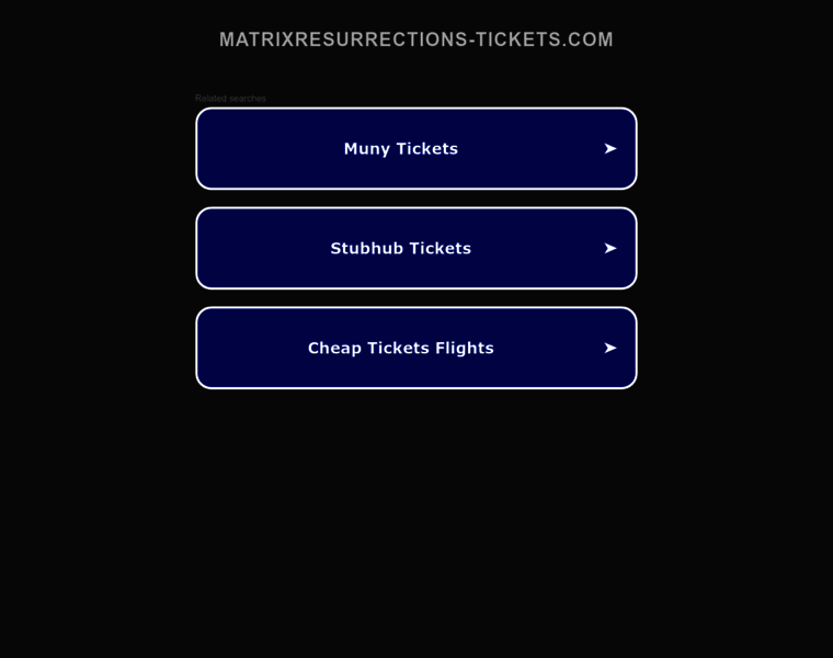 Matrixresurrections-tickets.com thumbnail