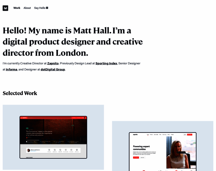 Matt-hall.co.uk thumbnail