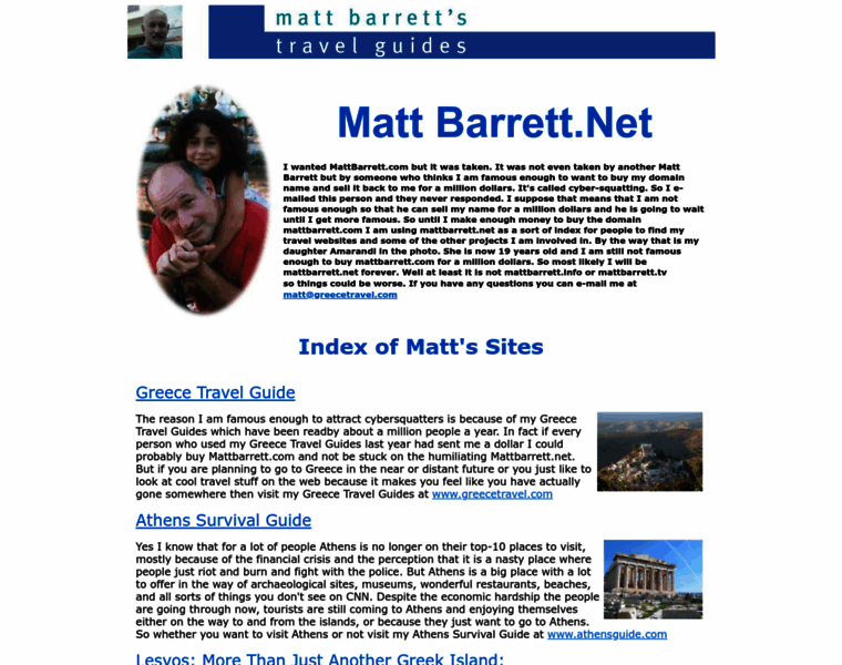 Mattbarrett.net thumbnail