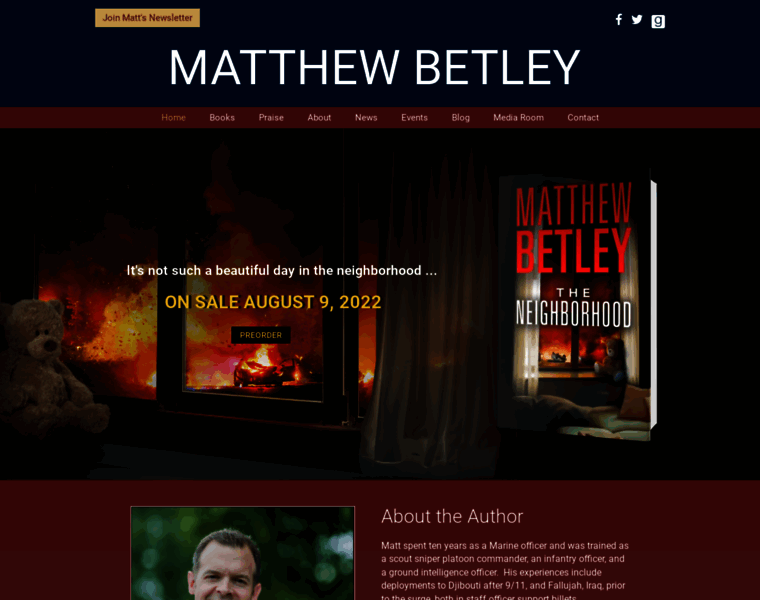 Matthewbetley.com thumbnail