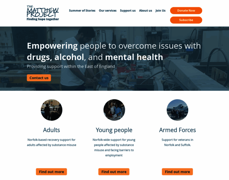 Matthewproject.org thumbnail