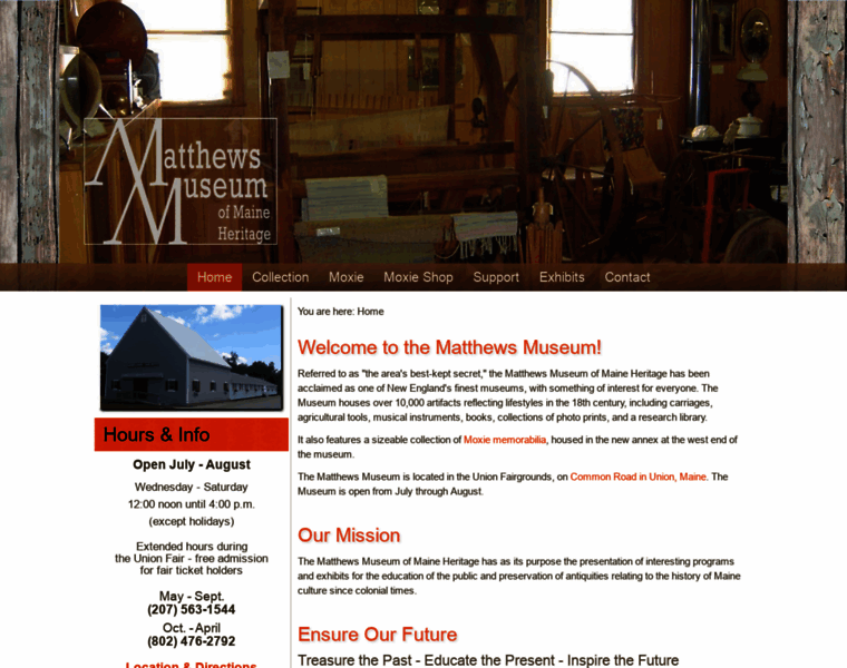 Matthewsmuseum.org thumbnail