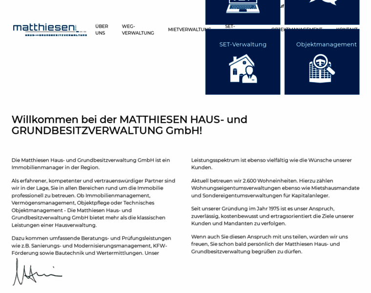 Matthiesen-hausverwaltung.de thumbnail
