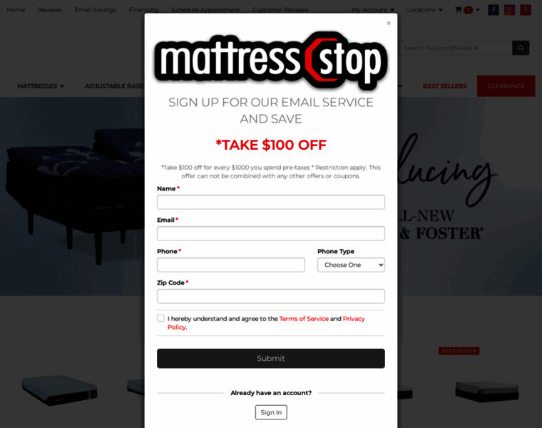Mattress-stop.com thumbnail
