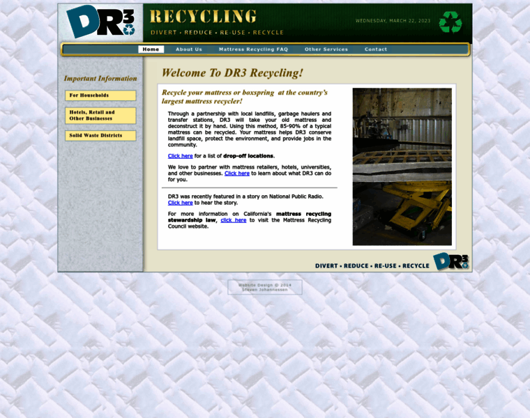 Mattressrecycling.us thumbnail
