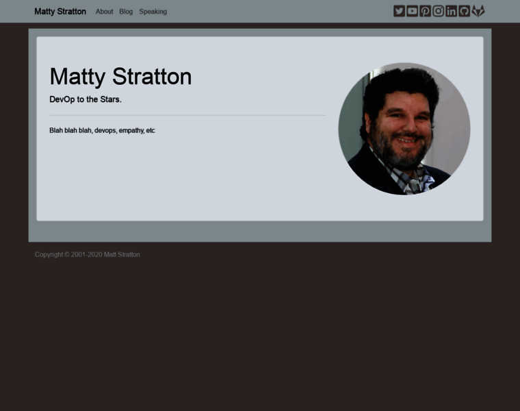 Mattstratton.com thumbnail