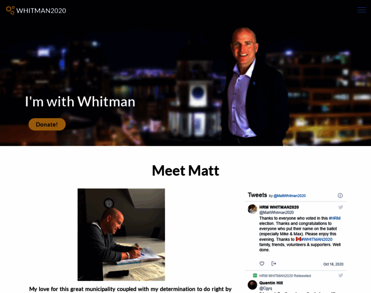 Mattwhitman.ca thumbnail