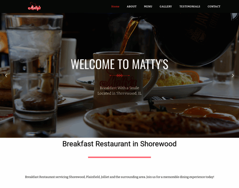 Mattysrestaurant.com thumbnail