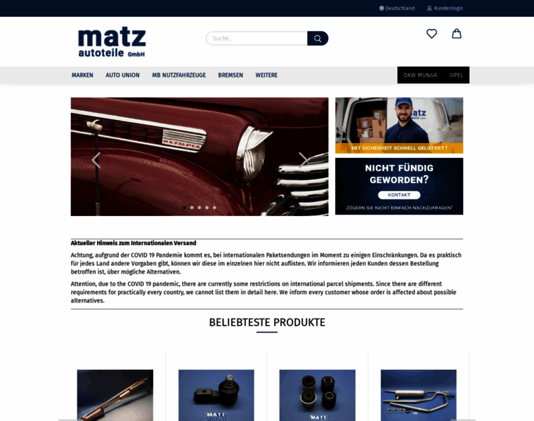 Matz-autoteile.de thumbnail