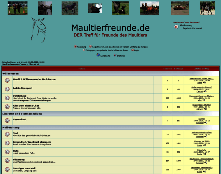 Maultierfreunde.de thumbnail