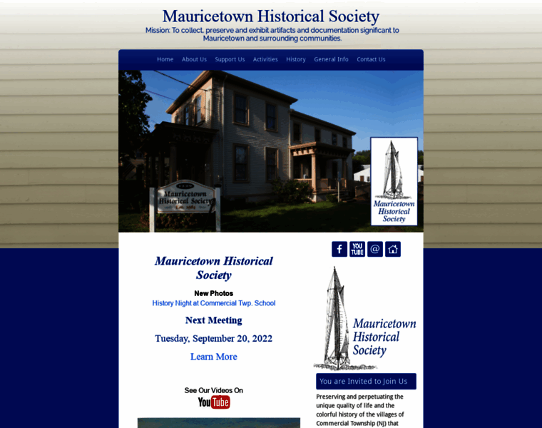 Mauricetownhistoricalsociety.org thumbnail