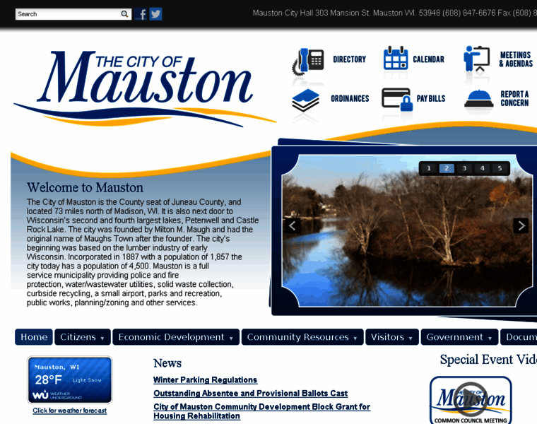 Mauston.com thumbnail