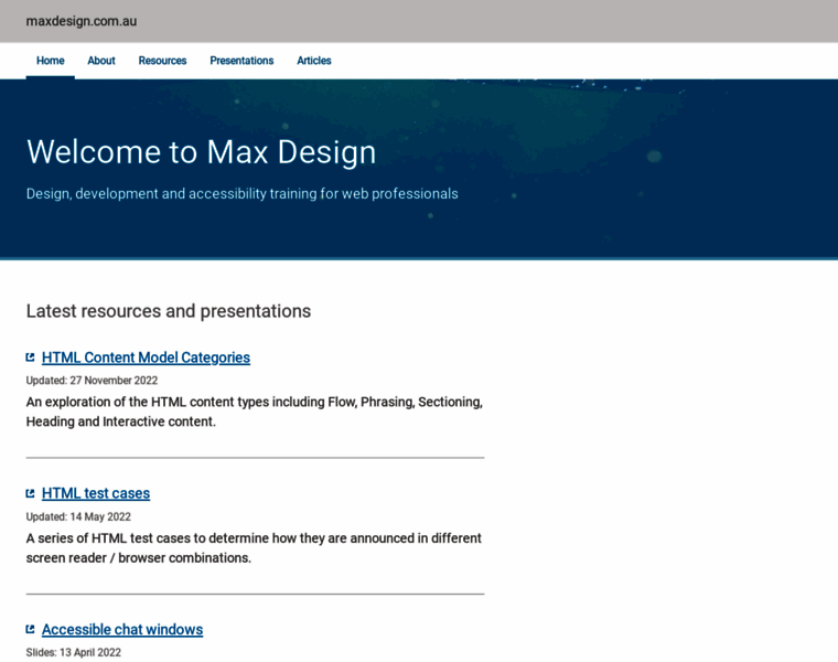 Maxdesign.com.au thumbnail