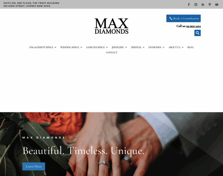 Maxdiamonds.com.au thumbnail