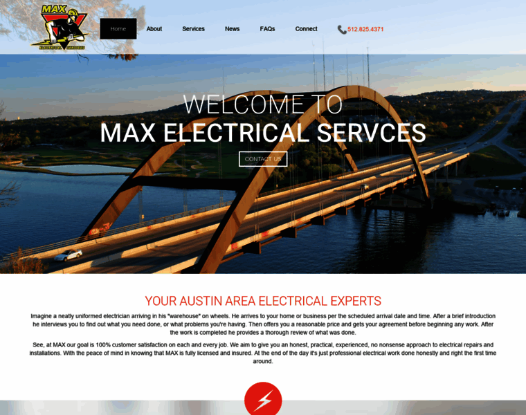 Maxelectricalservices.com thumbnail