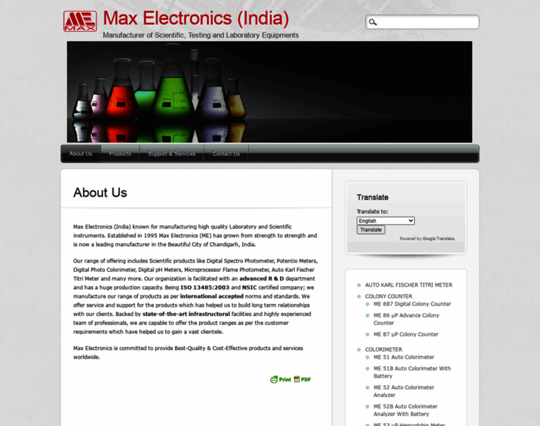 Maxelectronicsindia.com thumbnail