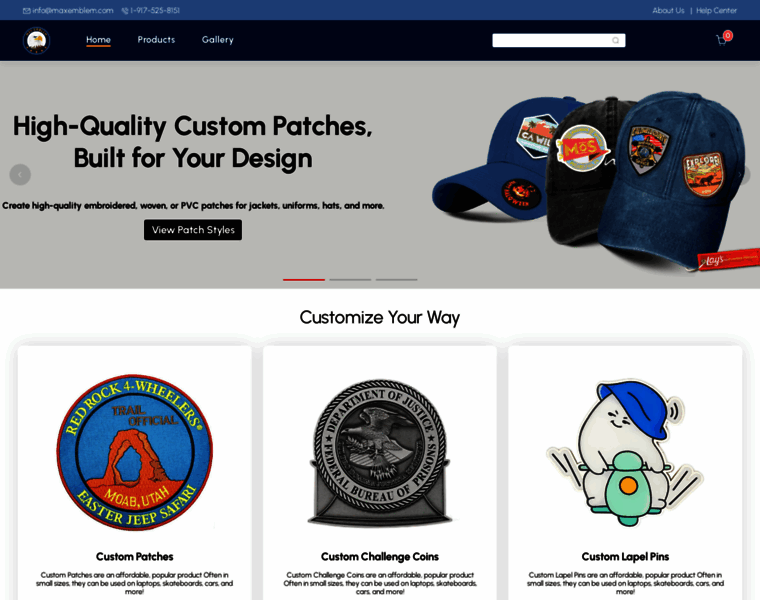 Maxemblem.com thumbnail