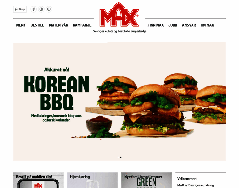 Maxhamburger.no thumbnail