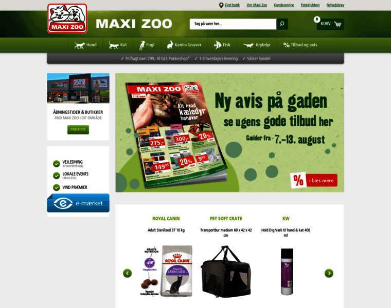 Maxi-zoo.dk thumbnail