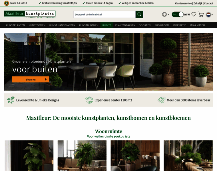 Maxifleur-kunstplanten.nl thumbnail