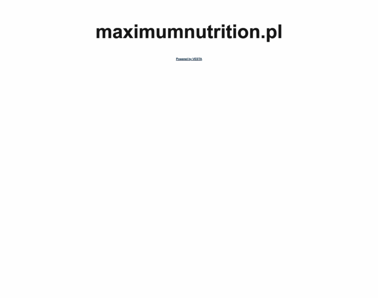 Maximumnutrition.pl thumbnail