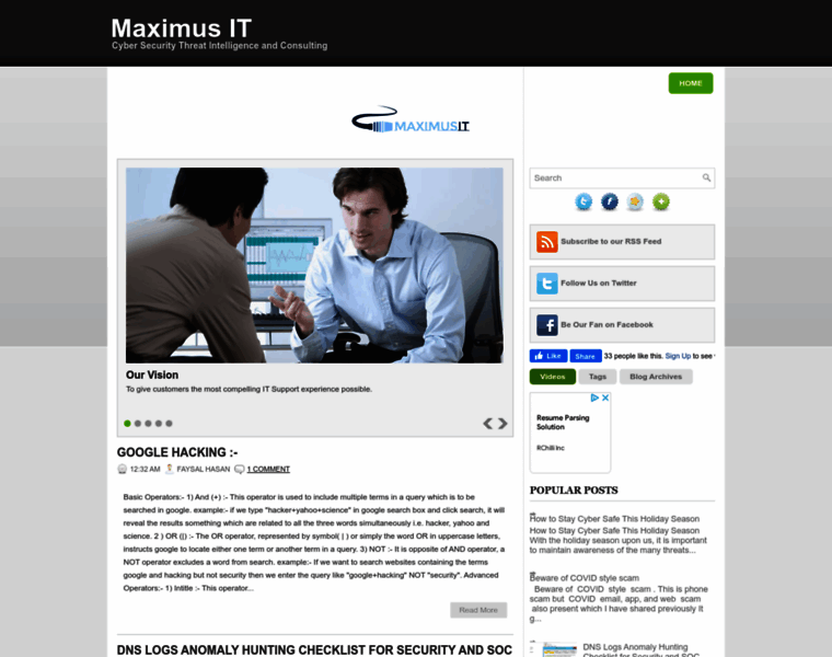 Maximusit.net thumbnail