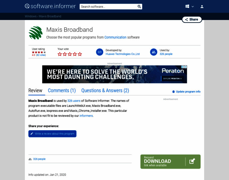 Maxis-broadband.software.informer.com thumbnail