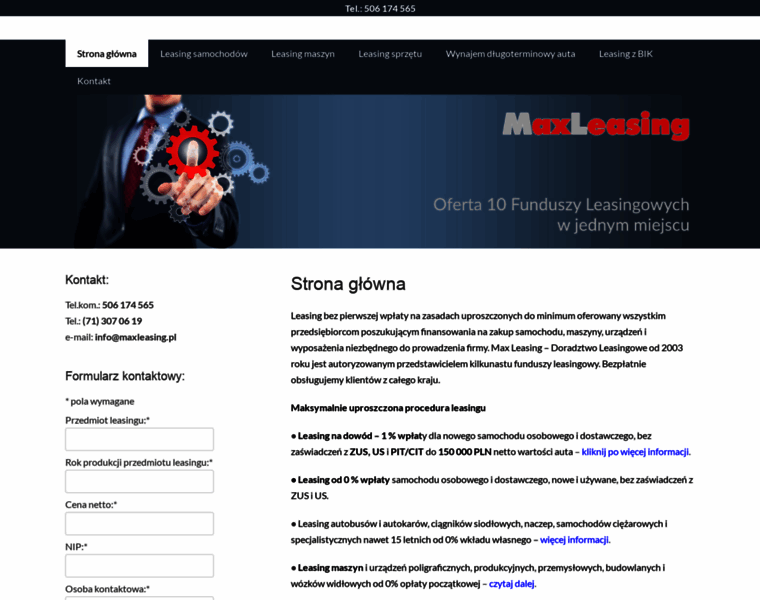 Maxleasing.pl thumbnail