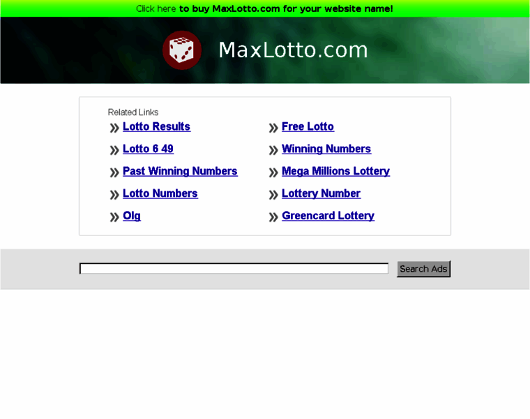 Maxlotto.com thumbnail