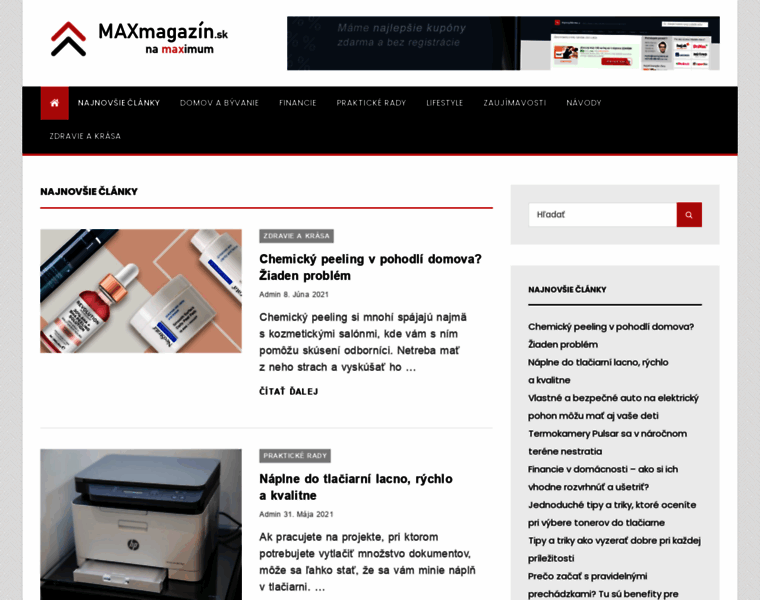 Maxmagazin.sk thumbnail