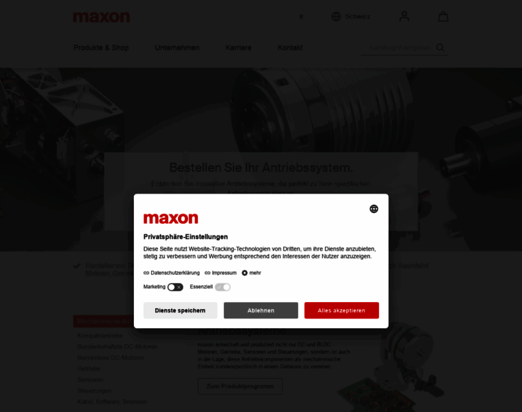 Maxonmotor.ch thumbnail