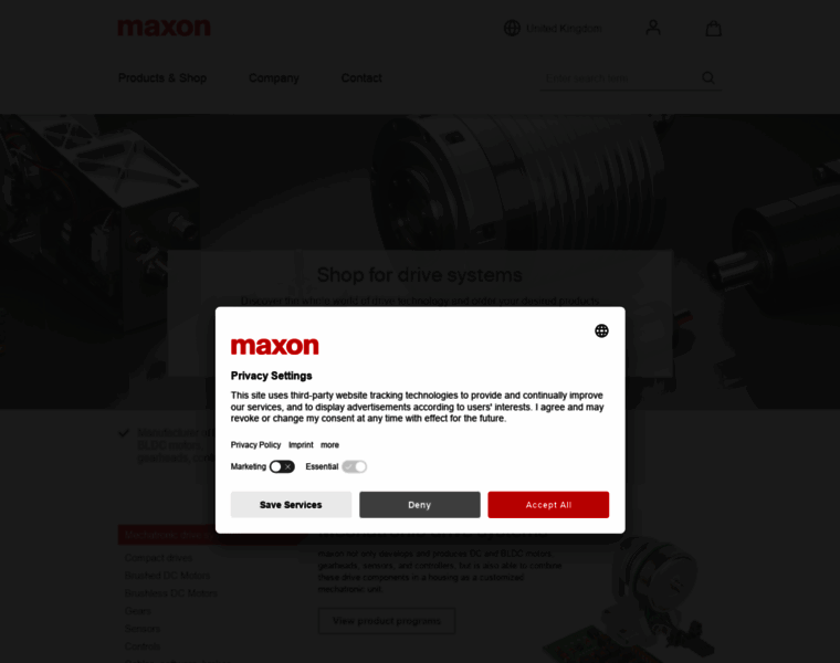 Maxonmotor.co.uk thumbnail
